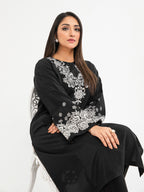 Raw Silk Shirt-Embroidered (Pret)