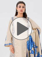 2 Piece Khaddar Suit-Embroidered (Pret)