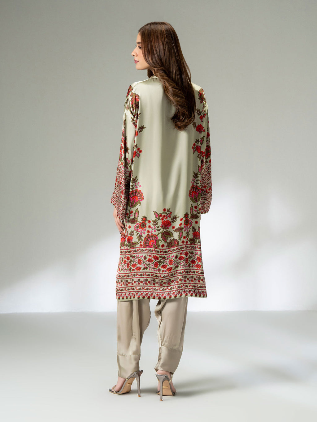 2 Piece Silk Suit (Pret)