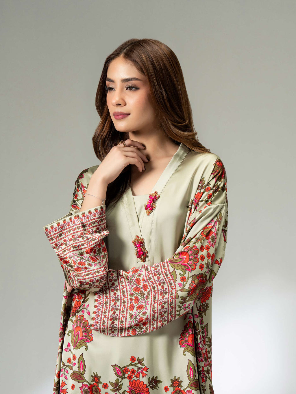 2 Piece Silk Suit (Pret)