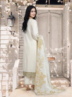 3 Piece Lawn Missouri Suit- Embroidered (Pret)
