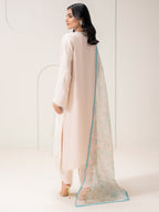 3 Piece Silk Suit-Embroidered (Pret)