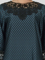 3 Piece Silk Suit- Embroidered (Pret)