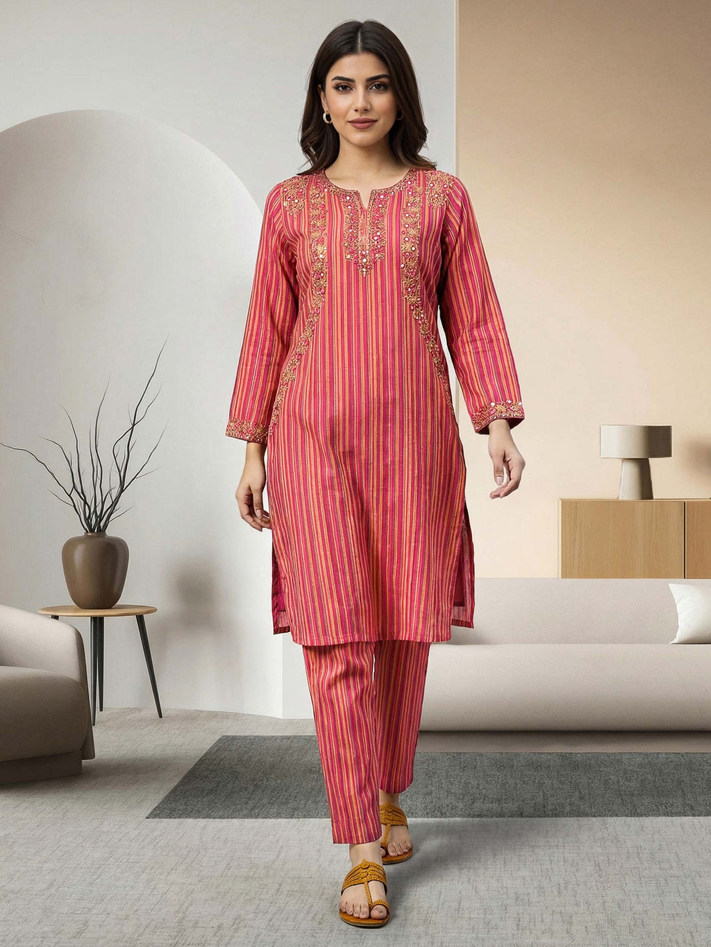 2 Piece Lawn Suit- Embroidered (Pret)