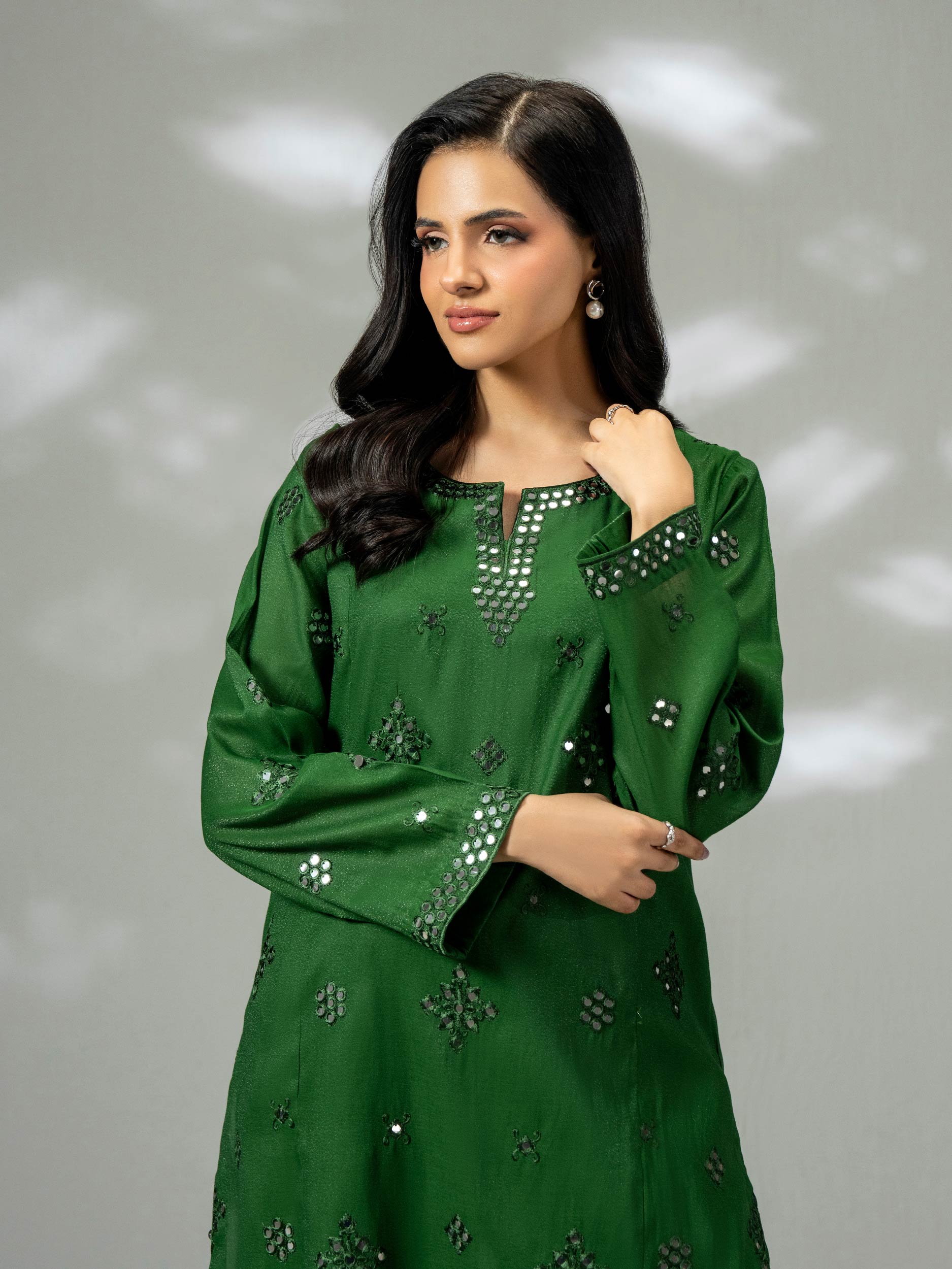 2 Piece Moonlight Suit- Embroidered (Pret)