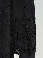 3 Piece Raw Silk Suit- Embroidered (Pret)