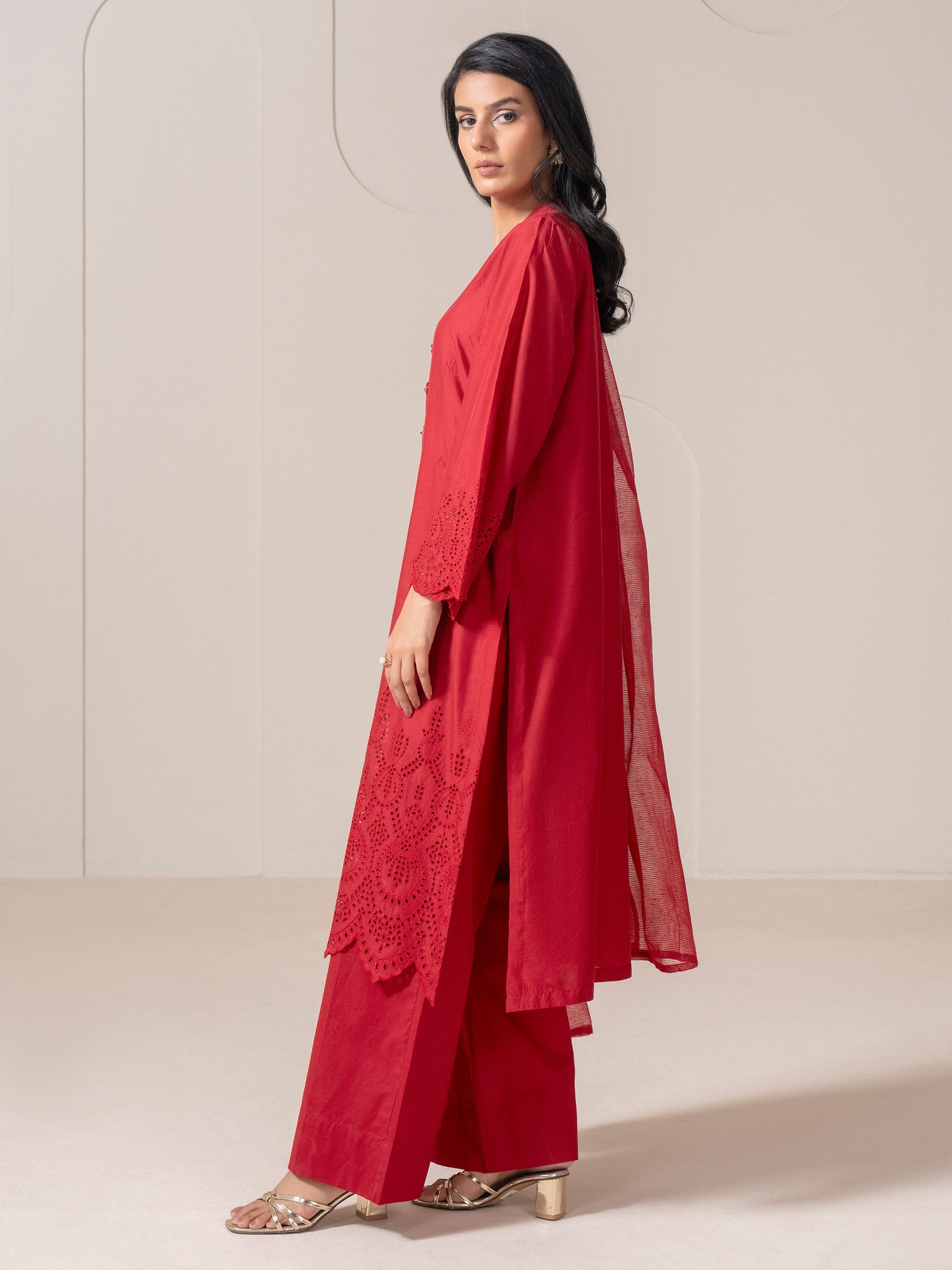 3 Piece Lawn Suit-Embroidered (Pret)