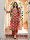 2 Piece Jacquard Suit- Embroidered (Pret)