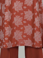 2 Piece Jacquard Suit- Embroidered (Pret)