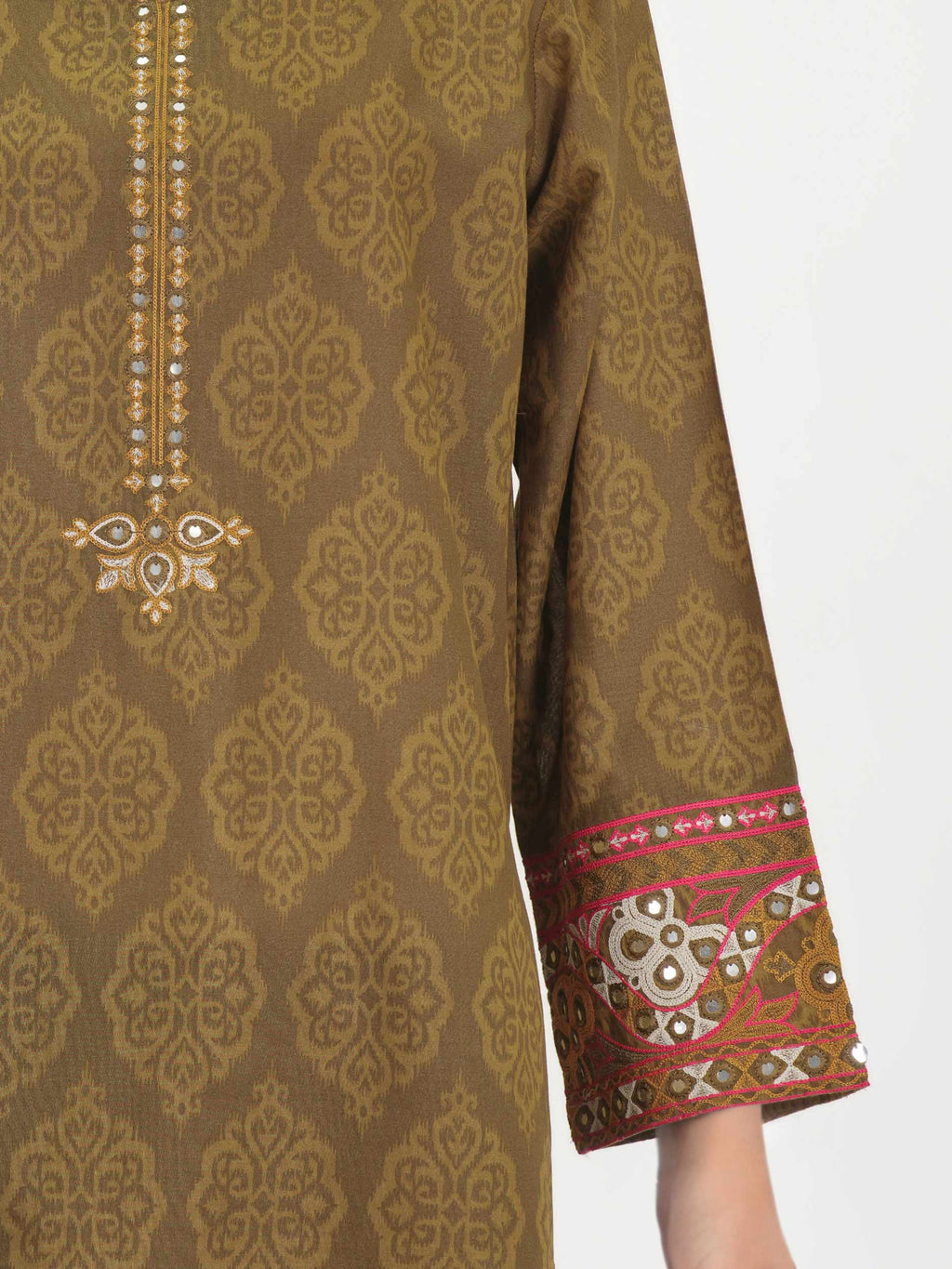 2 Piece Lawn Suit- Embroidered (Pret)