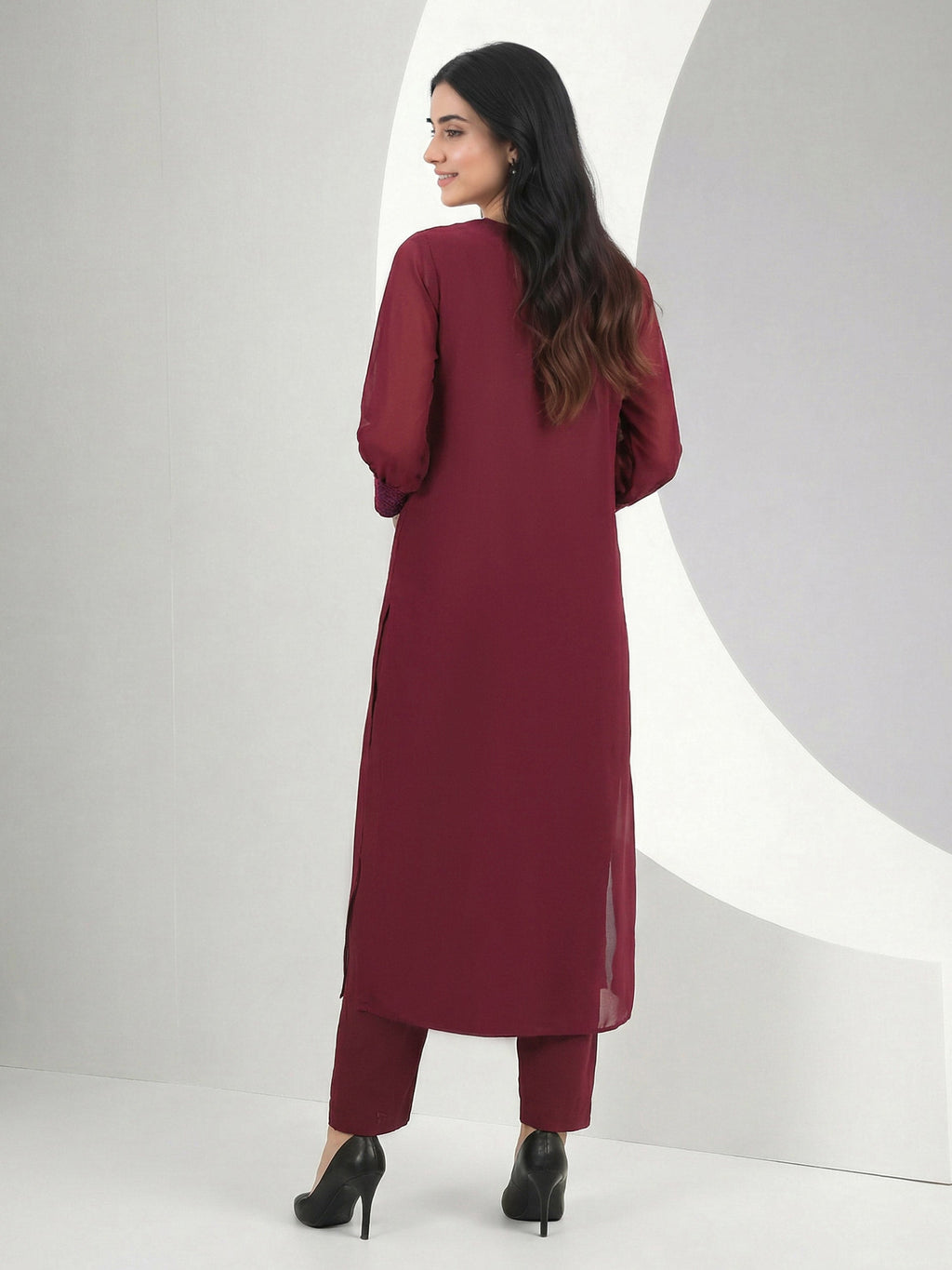 2 Piece Grip Suit- Embroidered (Pret)