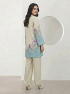 2 Piece Silk Suit- Embroidered (Pret)