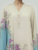 2 Piece Silk Suit- Embroidered (Pret)
