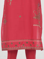 2 Piece Lawn Slub Suit- Embroidered (Pret)