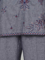 2 Piece Yarn Dyed Suit- Embroidered (Pret)