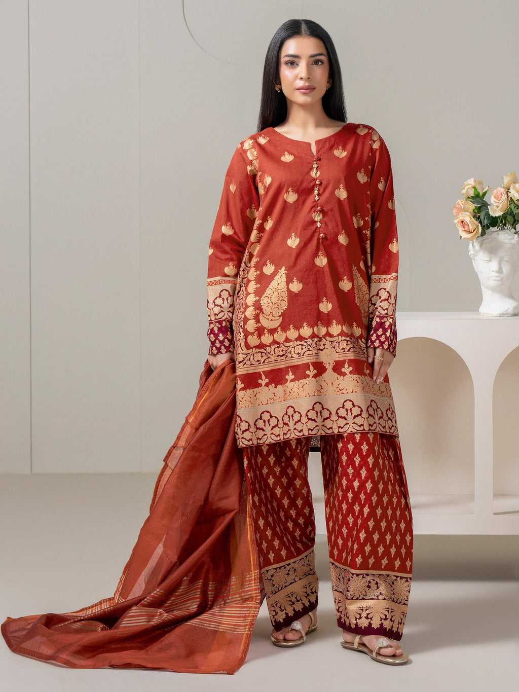 3 Piece Lawn Suit (Pret)