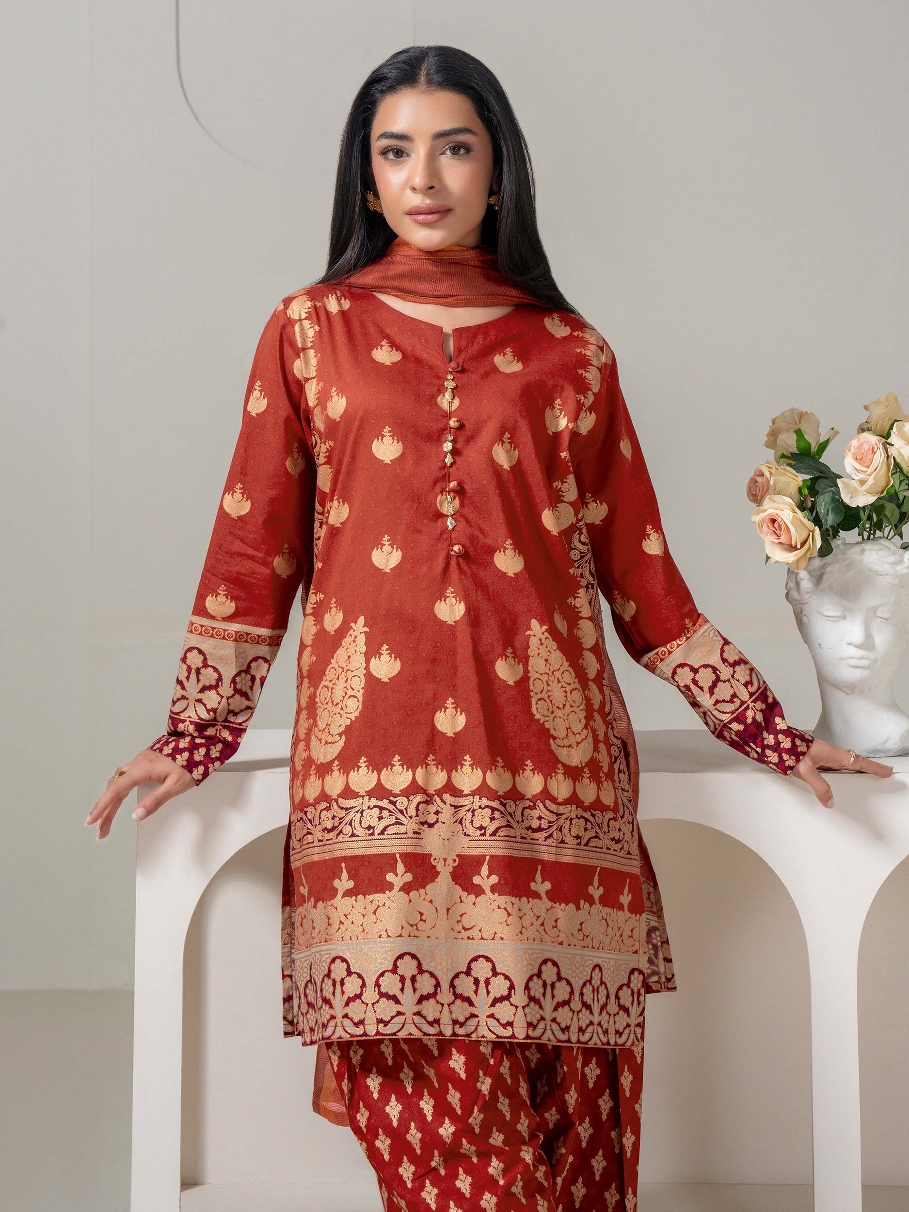 3 Piece Lawn Suit (Pret)