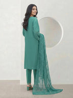 3 Piece Dobby Suit- Embroidered (Pret)
