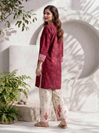 2 Piece Lawn Suit- Embroidered (Pret)
