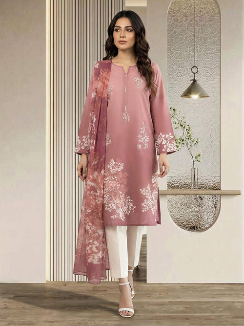 2 Piece Lawn Suit- Embroidered (Pret)
