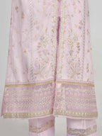 3 Piece Cotton Net Suit- Embroidered (Pret)