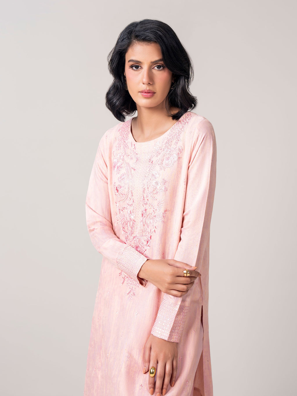 2 Viscose Suit- Embroidered (Pret)
