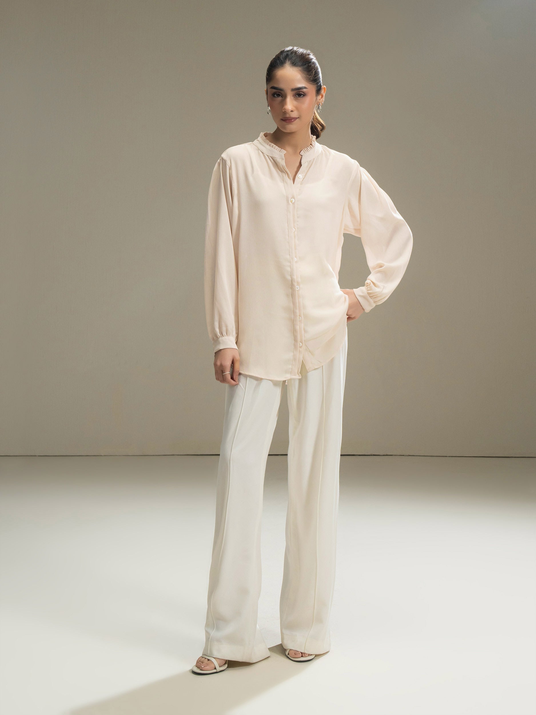 Dyed Chiffon Top