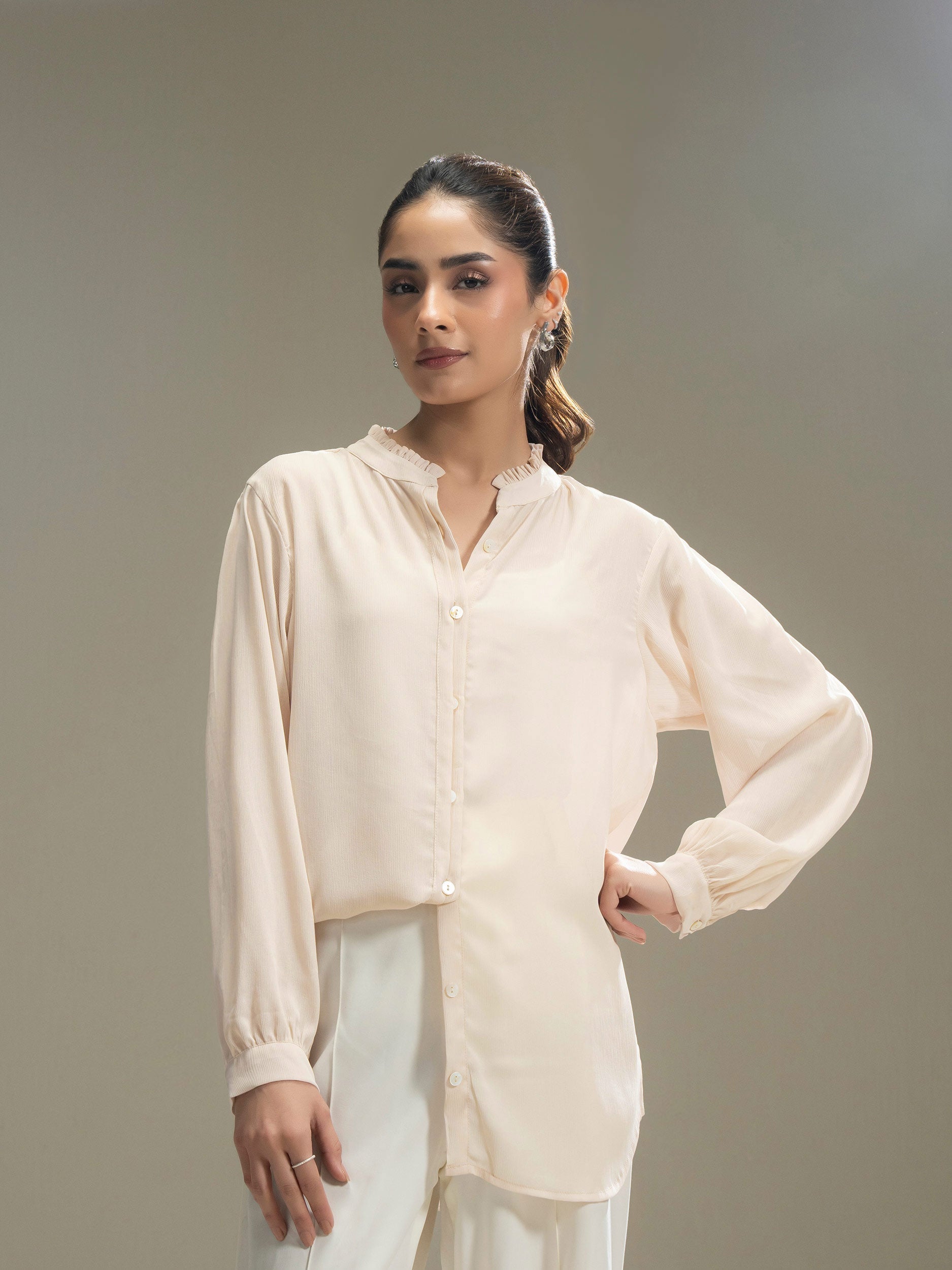 Dyed Chiffon Top