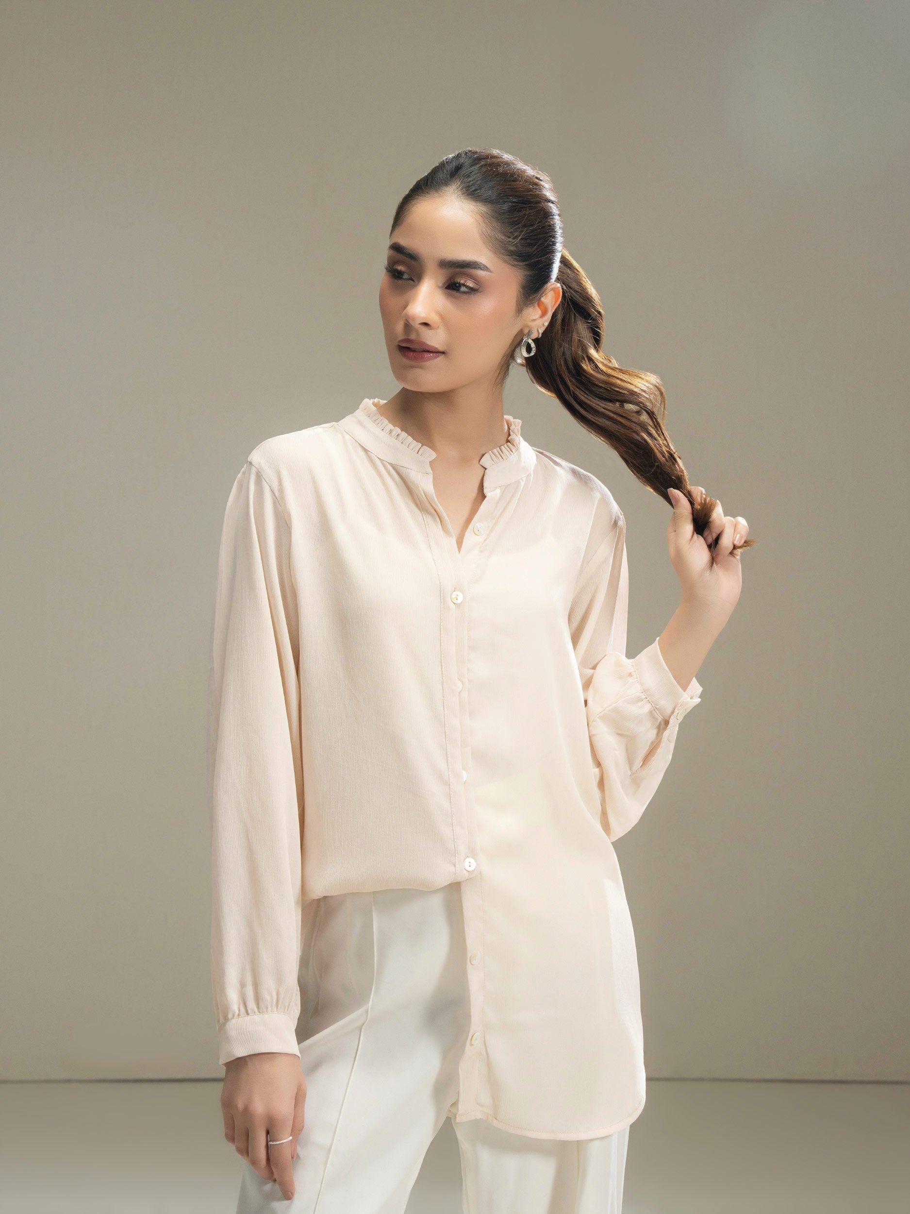 Dyed Chiffon Top