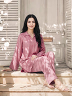 Silk Co-ord Set- Embroidered