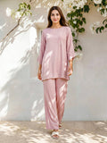 Silk Co-ord Set- Embroidered
