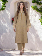 2 Piece Silk Suit- Embroidered (Pret)