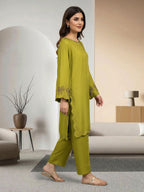 2 Piece Silk Suit- Embellished (Pret)