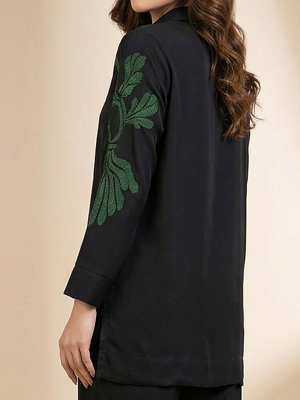 Premium Silk Co-ord Set- Embroidered
