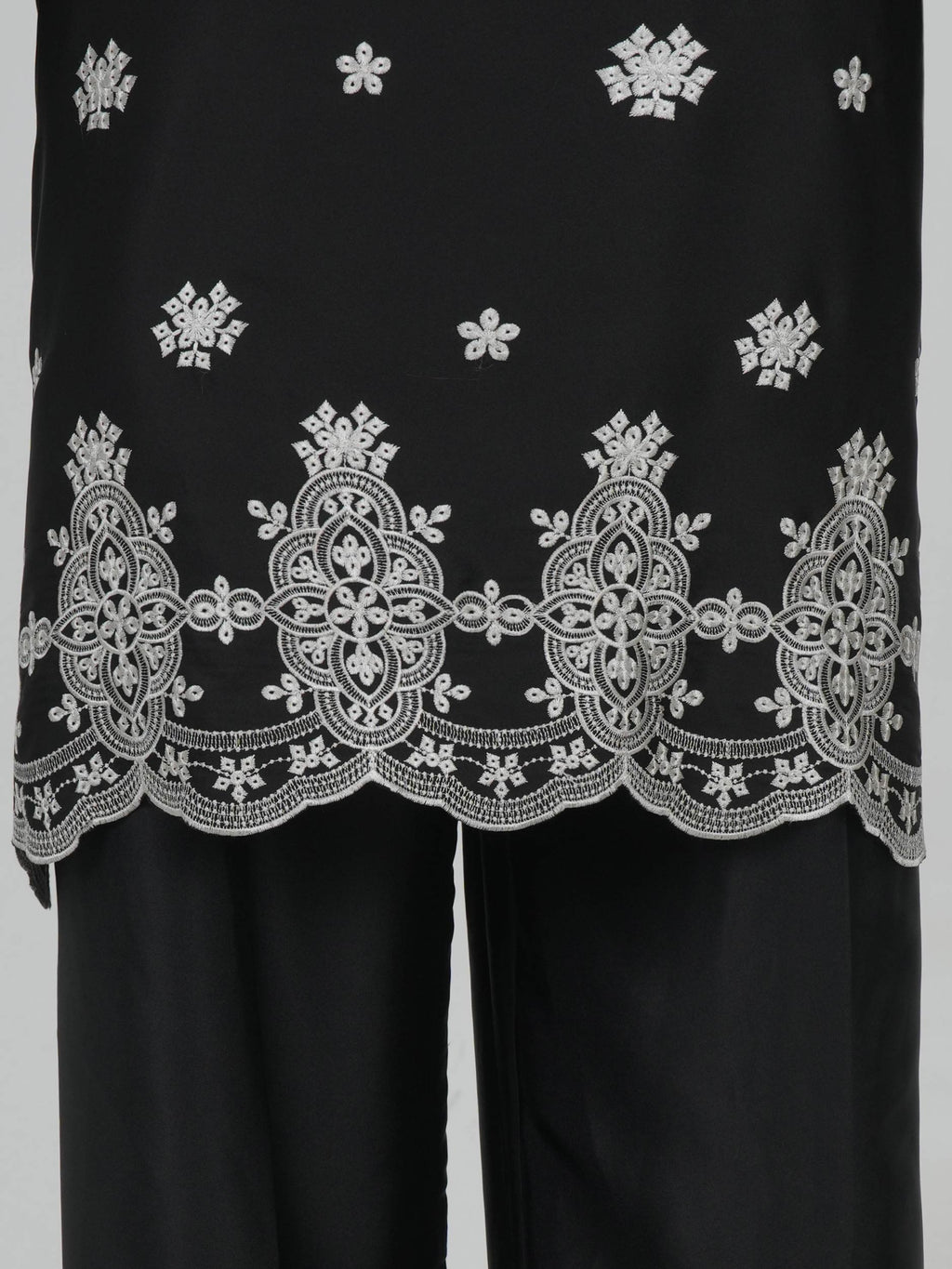 2 Piece Silk Suit- Embroidered (Pret)