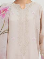 3 Piece Yarn Dyed Suit- Embroidered (Pret)