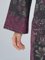 3 Piece Lawn Slub Suit (Pret)