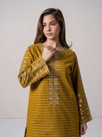 2 Piece Yarn Dyed Suit-  Embroidered (Pret)