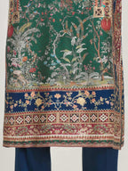 3 Piece Silk Suit- Embroidered (Pret)