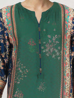 3 Piece Silk Suit- Embroidered (Pret)