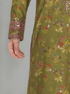 3 Piece Dobby Suit- Embroidered (Pret)