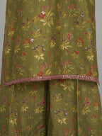 3 Piece Dobby Suit- Embroidered (Pret)