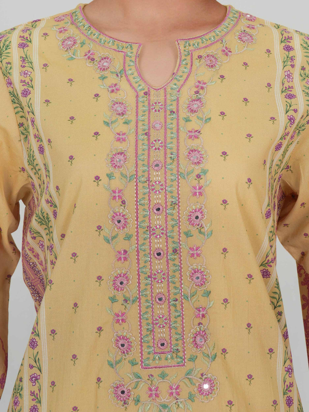 2 Piece Lawn Suit- Embroidered (Pret)