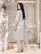 3 Piece Lawn Suit- Embroidered (Pret)