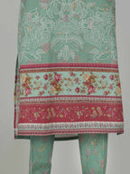 3 Piece Lawn Slub Suit- Embroidered (Pret)