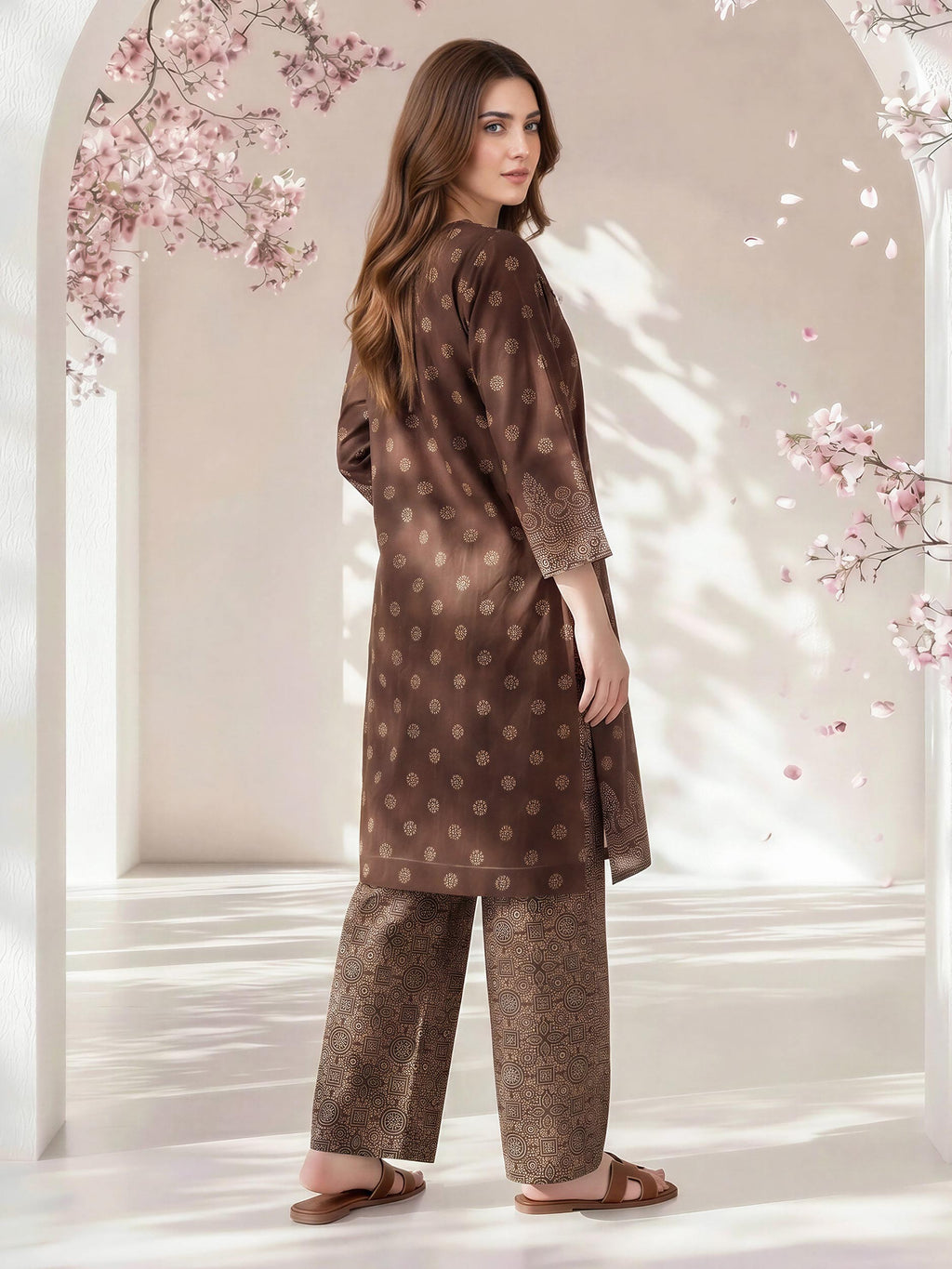 2 Piece Lawn Suit- Embroidered (Pret)