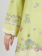 3 Piece Dobby Suit- Embroidered (Pret)