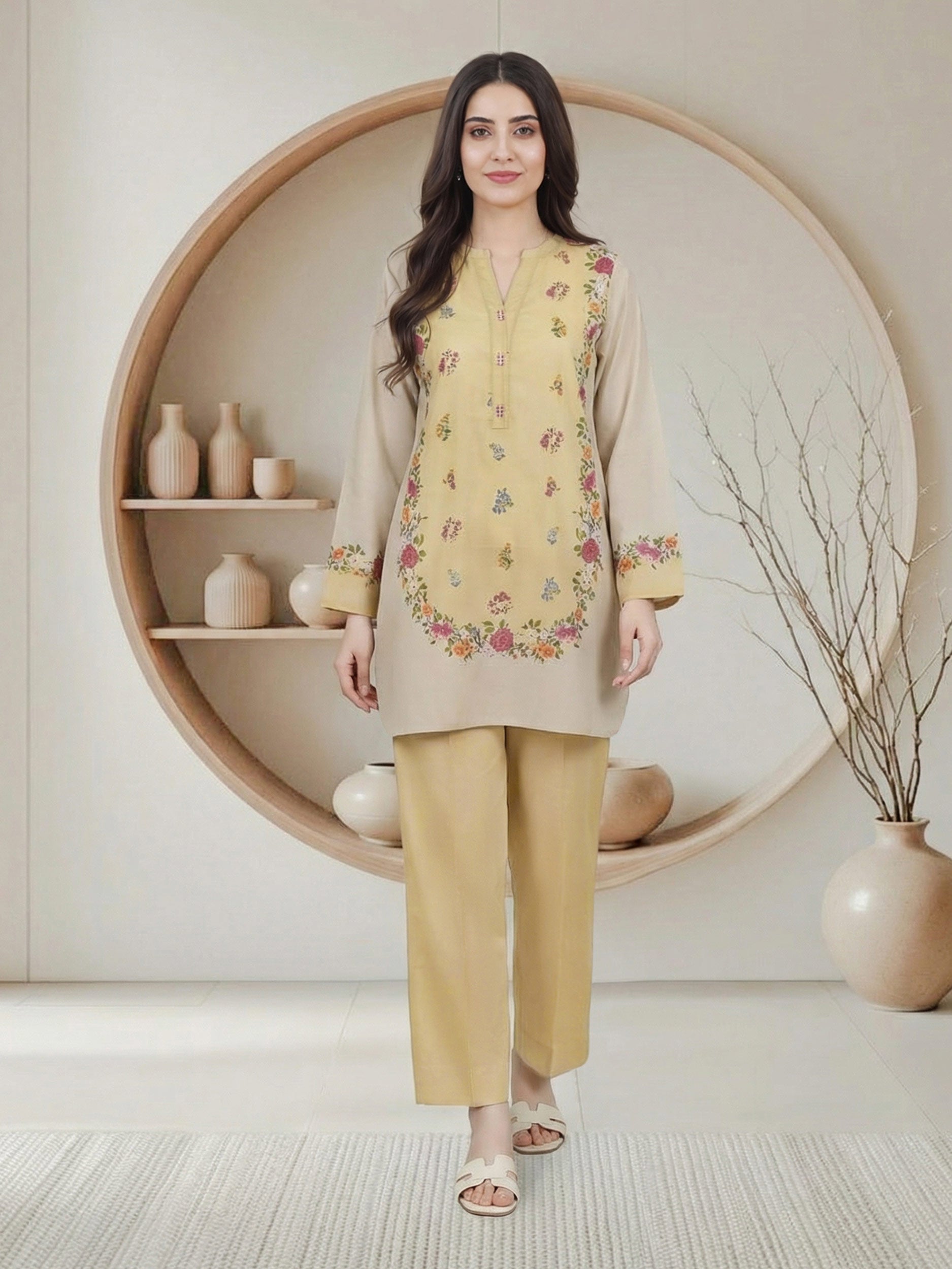 2 Piece Lawn Suit (Pret)