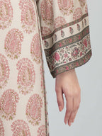 3 Piece Silk Suit- Embroidered (Pret)
