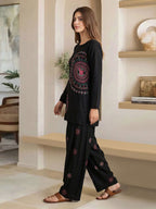 2 Piece Viscose Suit- Embroidered (Pret)